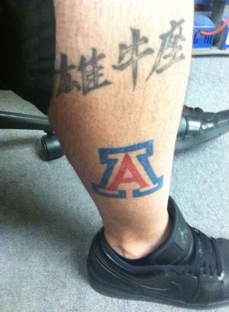 UA fan tattoos